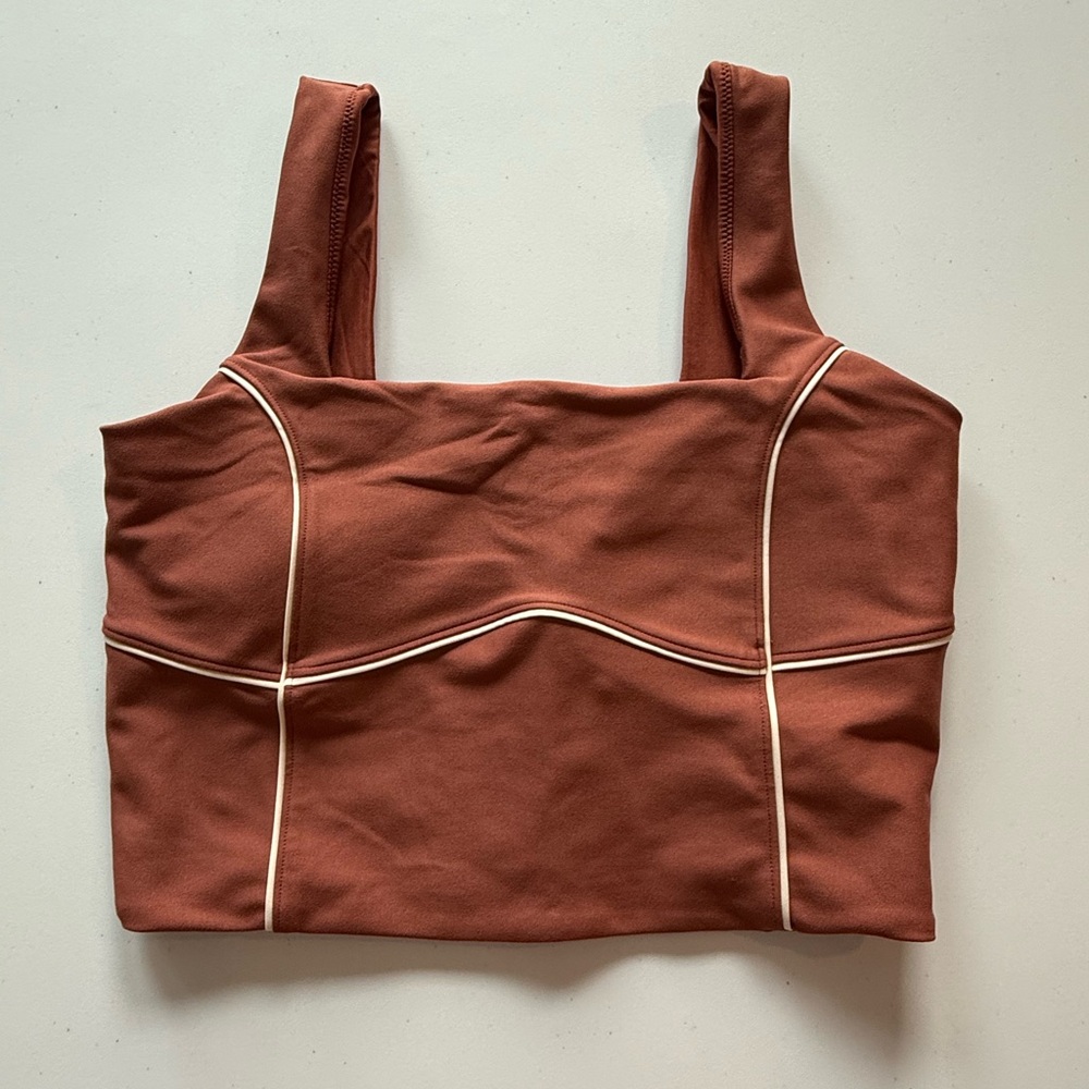 Abercrombie & Fitch Rust Sports Bra Tank